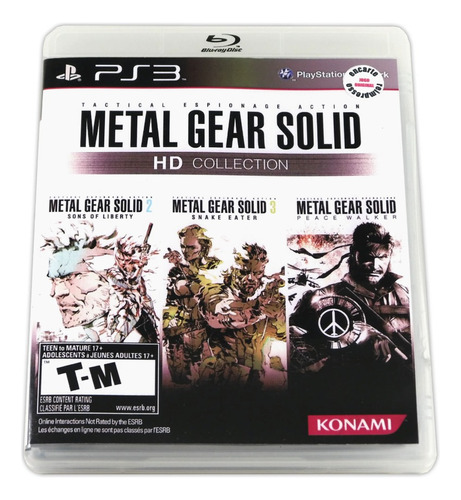 Metal Gear Solid Hd Collection Original Playstation 3 Ps3