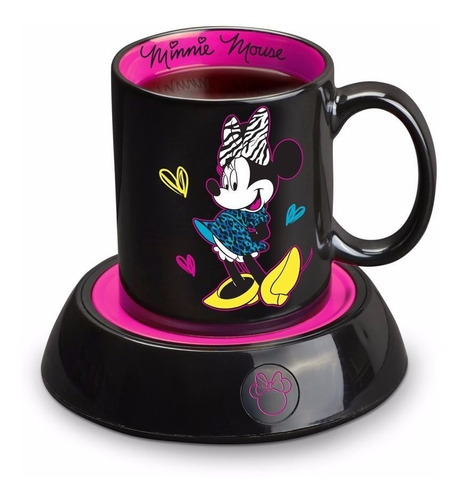 Taza Minnie Mouse Con Calentador Disney