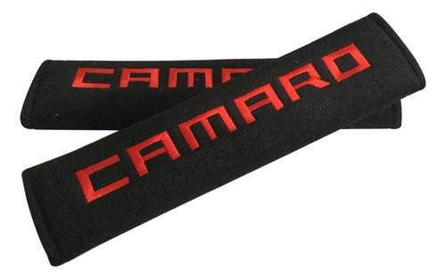 Sinaga 2 Pieza Rojo Camaro Logo Coche Bordado Insignia Cojin