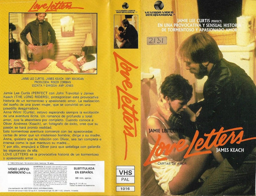 Love Letters Vhs Jamie Lee Curtis Bonnie Bartlett Radio 1983 | MercadoLibre