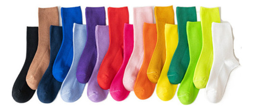 15 Pares De Calcetines De Algodón Con Encaje Y Calcetines Pa