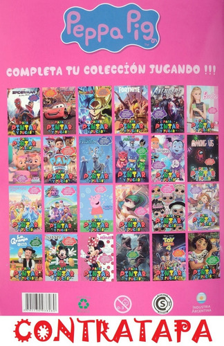 Imagen 4 de 10 de 50 Libros P/ Colorear Y Jugar 16 Pág + Stickers Diverti Toys