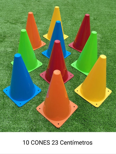 Imagem 3 de 4 de Escadas De Agilidade Pvc+10 Cones 23 + 10 Pratos + Brinde !