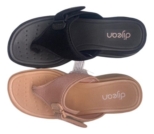 Ojota Dijean C/velcro Y Plataforma Art 33002