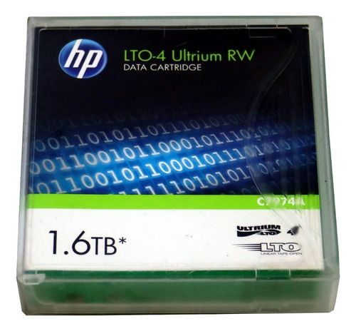 Cartucho De Datos Hp C7974a Lto-4 Ultrium Rw