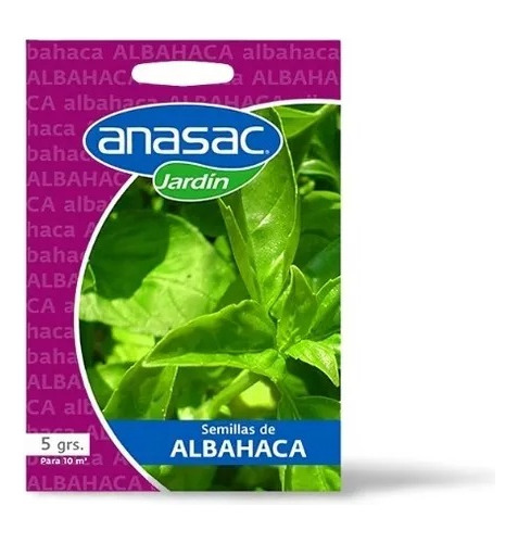 Semillas De Albahaca Anasac 5grs