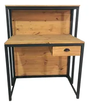 Comprar Mostrador Hierro Madera Industrial Cajon Alzada 100x60x120