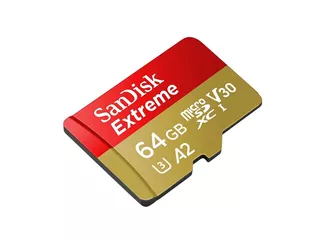 Memoria Micro Sd 64gb 10 4k A2 U3 V30 Sandisk Extreme Gopro