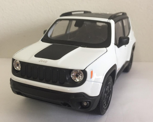 Miniatura Jeep Renegade Trailhawk Branco 1:24