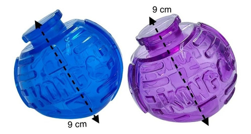Imagem 4 de 4 de Brinquedo Kong Bola Lock-it Colorida