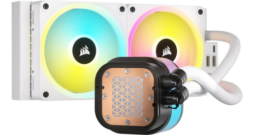 Corsair Icue Link H100i Rgb Aio Enfriamiento Líquido Blanco