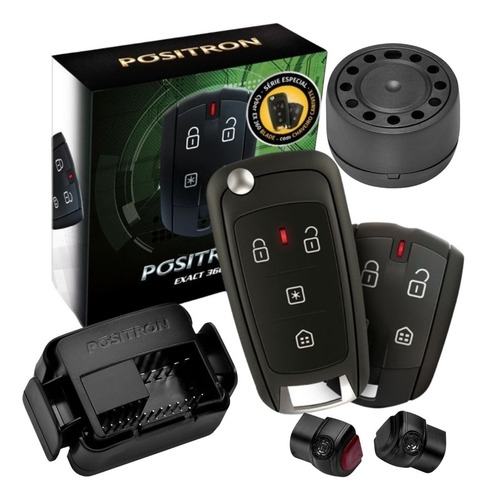 Kit Alarme Ex360 Blade + Módulo Vidros Aw54 + 02 Chaves Px80