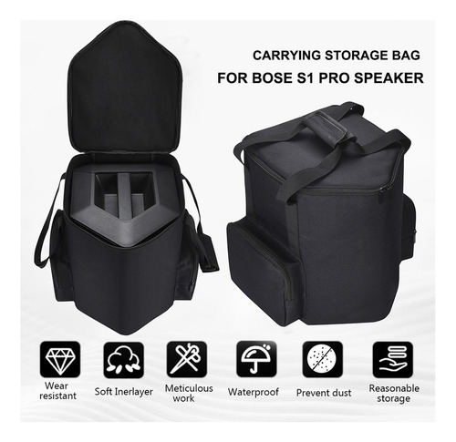 . Funda De Transporte De Altavoces For Bose S1 Pro