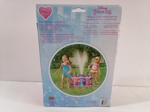 Inflable Disney Princesas Aspersor De Agua Inflable Niñas