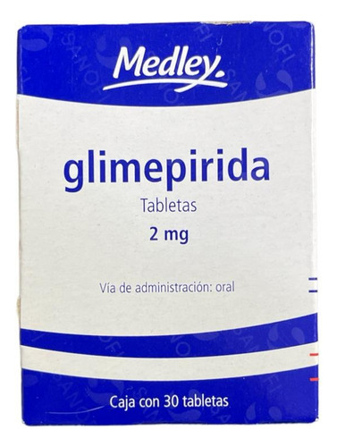 Medley Glimepirida 2mg Caja Con 30 Tabletas 