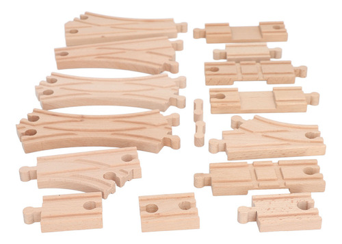 Conjunto De Brinquedos De Madeira Para Trilhos De Trem Para