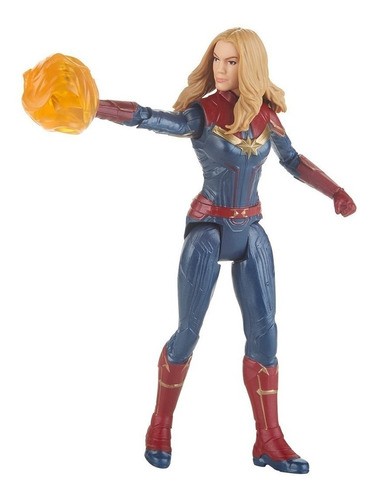 Muñeco Marvel Endgame Figura Capitana Marvel 15 Cms Hasbro 