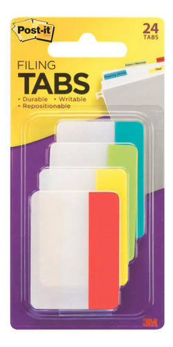 3m Post-it Banderitas Adhesivas Rígidas 4 Colores