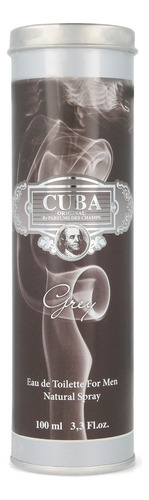 Cuba Grey 100 Ml Edt Spray De Cuba