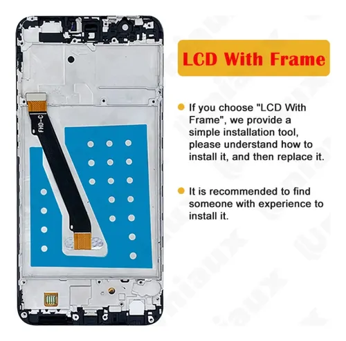 Pantalla Lcd+marco For P Smart 2018 Fig-lx1/la1/lx2