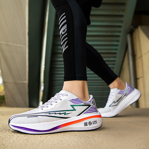 Zapatos De Correr De Fibra De Carbono Zapatillas De Tenis