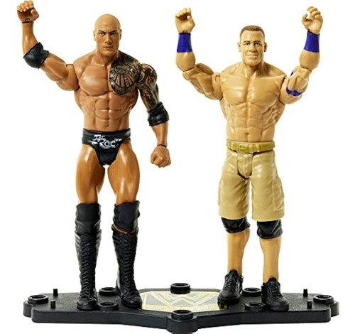 Wwe The Rock Vs John Cena Championship Showdown 2-pack Figur