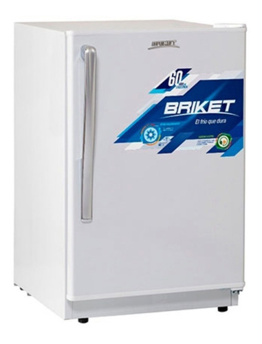 Heladera minibar Briket BK1F 10 blanca 125L 220V