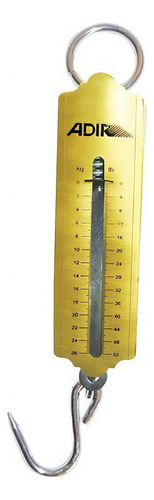 Báscula Industrial Colgante Romana 12 Kg Adir 1696 Peso Máximo Soportado 12 Kg Color Amarillo