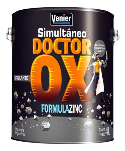 Esmalte Sintetico Doctor Ox 4 Litros Venier Blanco