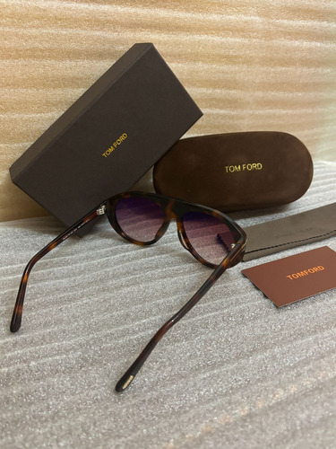 Lentes De Sol Tom Ford Originales Ocean Marrón Oscuro Marrón Oscuro Marrón Oscuro