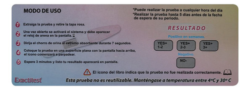Exactitest Digital Prueba De Embarazo Tipo Pluma C/1pza