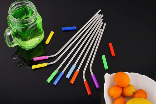Pajitas De Acero Inoxidable Reutilizables, Tamaños 267 Y 216