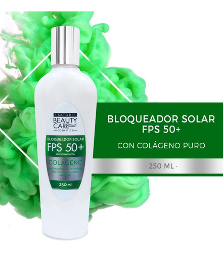 Bloqueador Solar Fps50 Repuesto Spa Satori Beauty Care 250ml