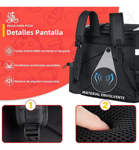 Mochila Térmica Multifuncional Delivery Backpack Repartidor