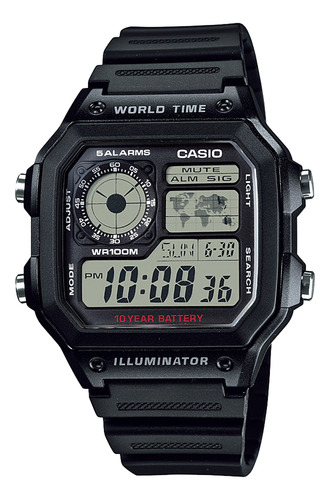 Reloj Hombre Casio Ae-1200wh-1avdf Core Mens