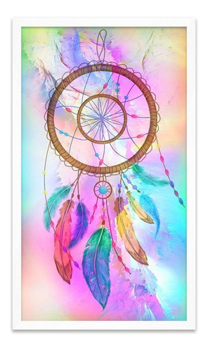 Cuadro Canvas Atrapasueños Colores Boho Art Fine Art Hd Lfda