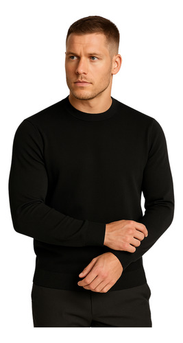 Sweater Hombre Cuello Redondo Premium Pullover Sueter