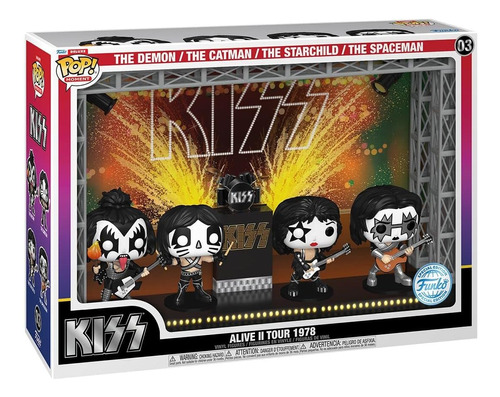 Funko Pop Moments Deluxe Kiss - Alive Ii (1978) Stage #03