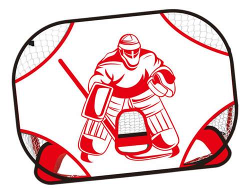 Práctico De Goto De Punto De Hockey Objeto Objetivo Rojo