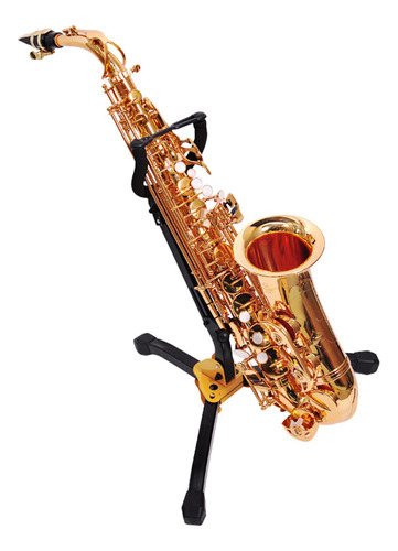 Soporte Para Saxofón Alto Plegable Con Base Metálica Ajustab