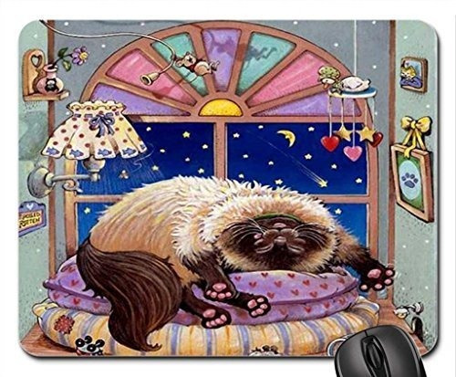 Por Gary Patterson Mouse Pad Mousepad Gato