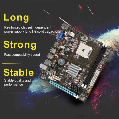 Placa Madre, Procesadores De Memoria Hasta A8, 16g, Totalmen