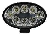 Comprar Faro Auxiliar Ovalado 8 Led Para Tractor Agro Cuatri 12v 24v