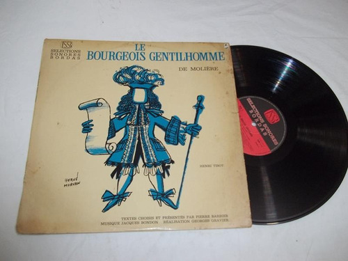 Vinil Lp - Le Bourgeois Gentilhomme De Moliere