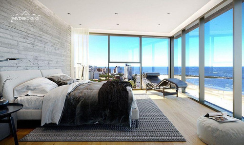 Imagen 12 de 27 de Torre Arenas T4 U715 | Venta Apartamento Monoambiente A Estrenar En Malvín Sur - Rambla - Premium - Full Amenities - Entrega Inmediata!