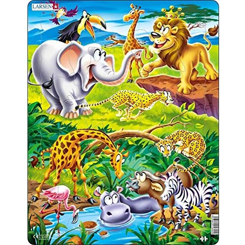 Puzzle Safari De 18 Piezas Niños