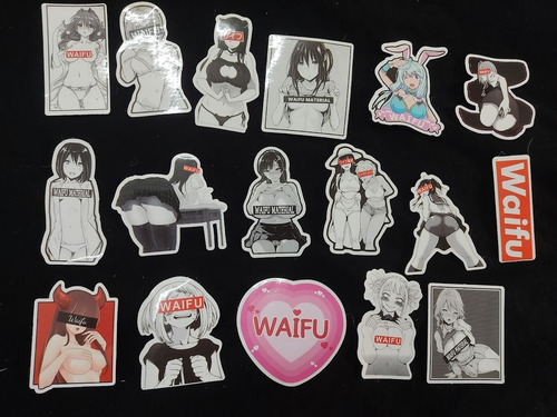 Imagen 2 de 6 de Stickers Ahegao Waifu 25pcs