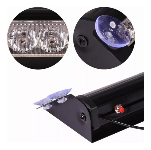 Estrobo Chase Barra Focos Led Estrobos Parabrisas Para Auto