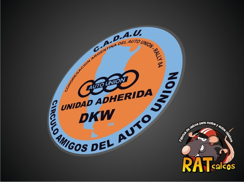 Calco Dkw Autounion - Cadau - Rally 84
