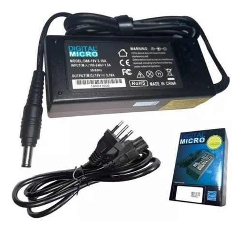 Cargador Alt. Para Samsung Np450r4e  Nuevo 19v 3.16a. Viña 